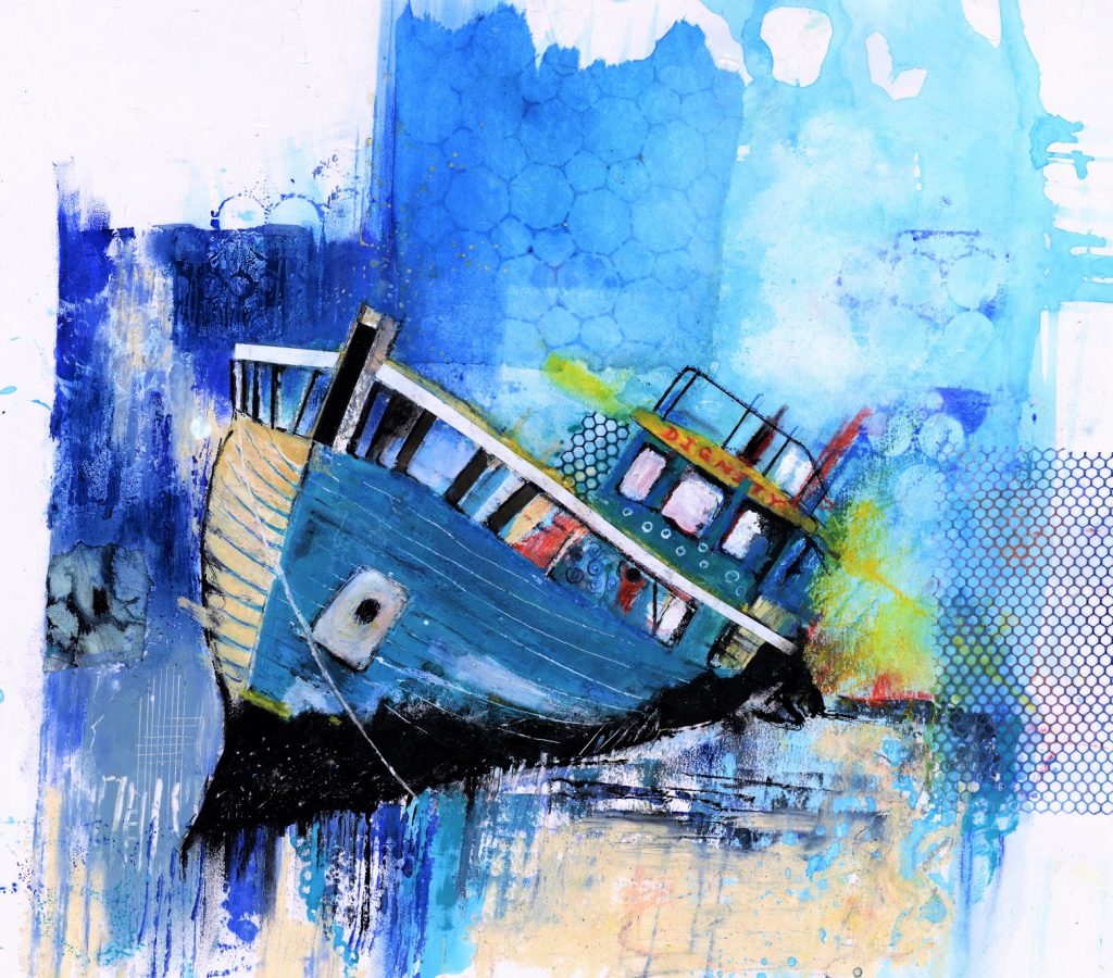 semi abstract trawler